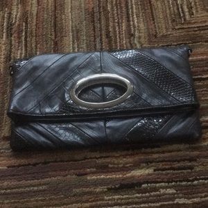 Black aldo clutch